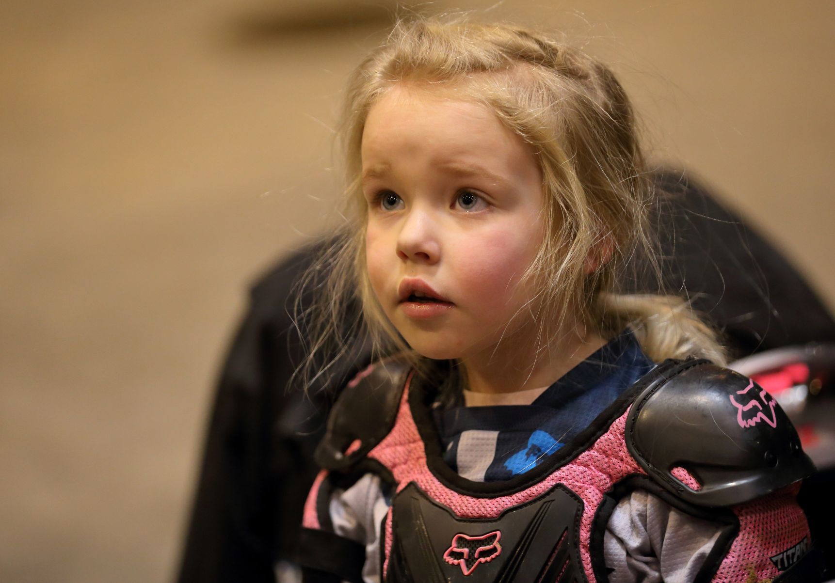 Supercross Futures, 4-year-old girl follows in dad's footsteps
